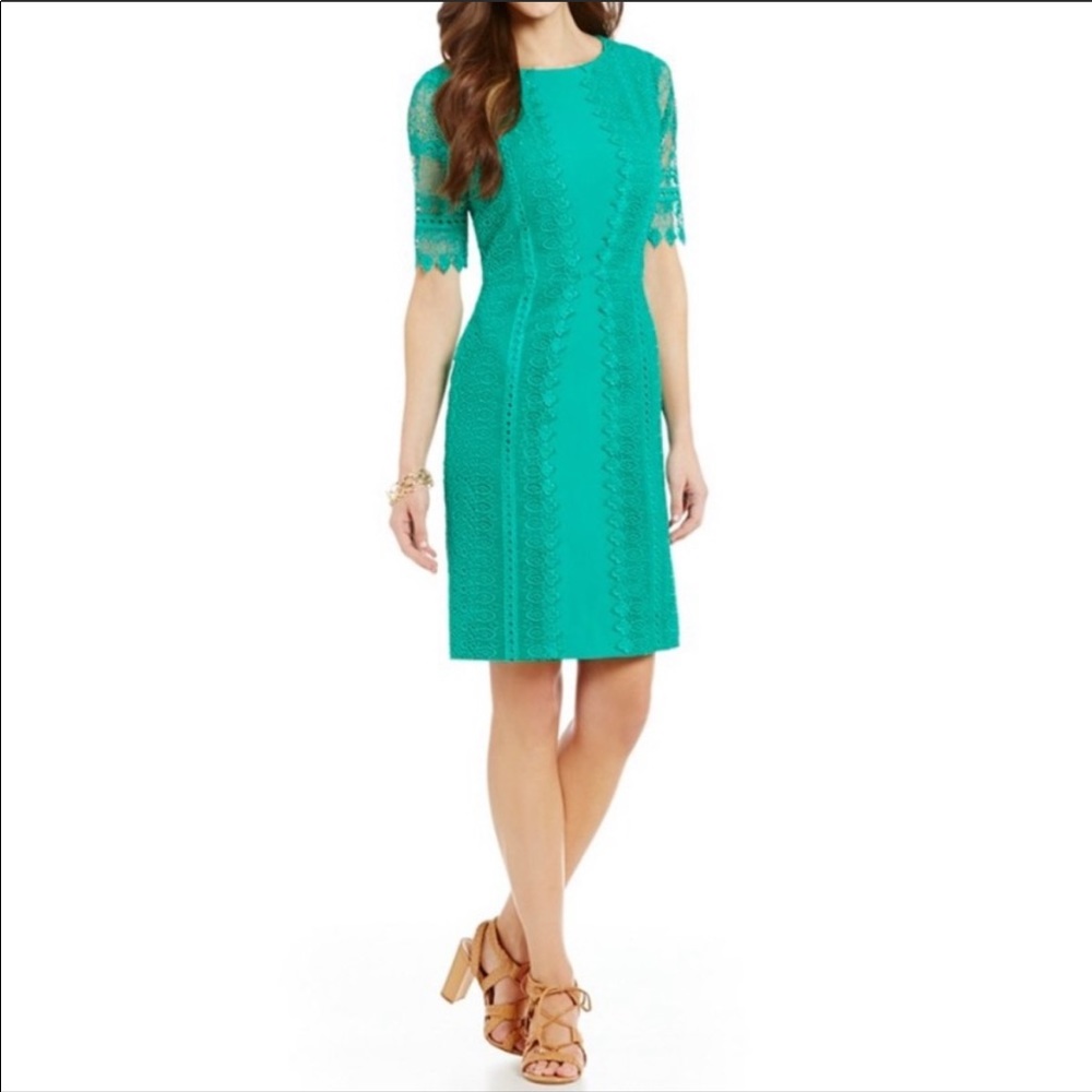 Antonio Melani Lace Piper Dress Jade 2